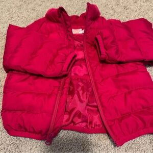 Wonder Nation Vibrant Pink Puffer Jacket